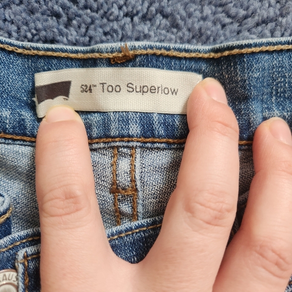 Levi's too superlow jeans sz 29 - Picture 2 of 4